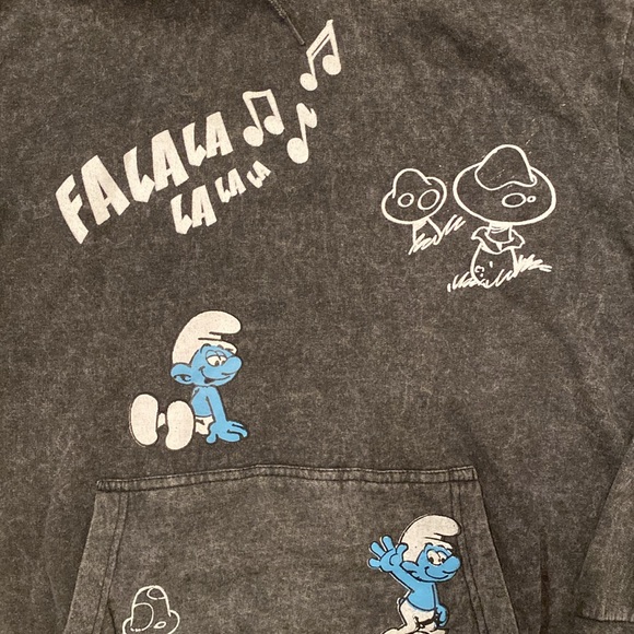 Smurf Hoodie 🩵💙🖤 - Picture 2 of 7